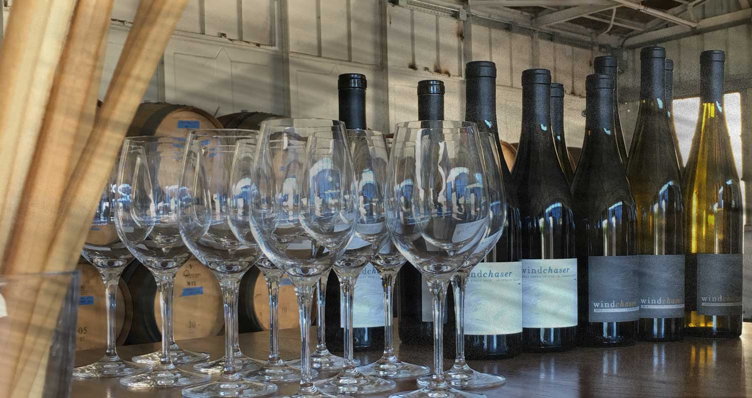 windchaser wines testing room